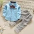Import Baby Clothing Sets Kids Clothes Autumn Baby Sets Kids Long Sleeve Sports Suits Bow Tie T-shirts + Pants Boys Clothes from China