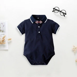 Baby Clothing Sets Newborn Baby Boy Clothes 2PCS Sets Summer Infant Boy Polo Romper + Bib Shorts Outfits Sets Bebes Tracksuit