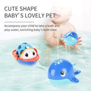 Baby indoor bath swimming toys Children bath toys Baby rattle whale Let the children enjoy the bath