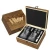 Import Bar Accessories Whiskey Stones Gift Set Premium Chilling Rocks 2 whisky glass in Wooden Decor Box from China