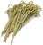 Import bar tools bamboo cocktail picks bamboo knotted picks from China