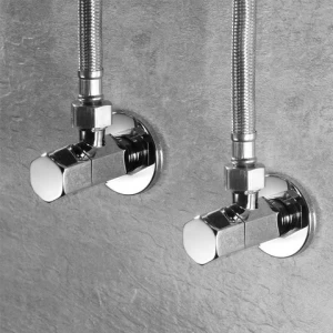 Bathroom Kitchen high quality 1/2 inch Chrome Plated Brass square Angle Valve