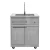 Import bbq grill pizza oven powder coating outdoor kitchen cabinet from China