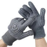 BBQ Grilling Cooking Glove 932F Extreme Heat Resistant Oven Mitts & BBQ Accessories
