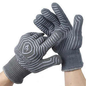 BBQ Grilling Cooking Glove 932F Extreme Heat Resistant Oven Mitts & BBQ Accessories