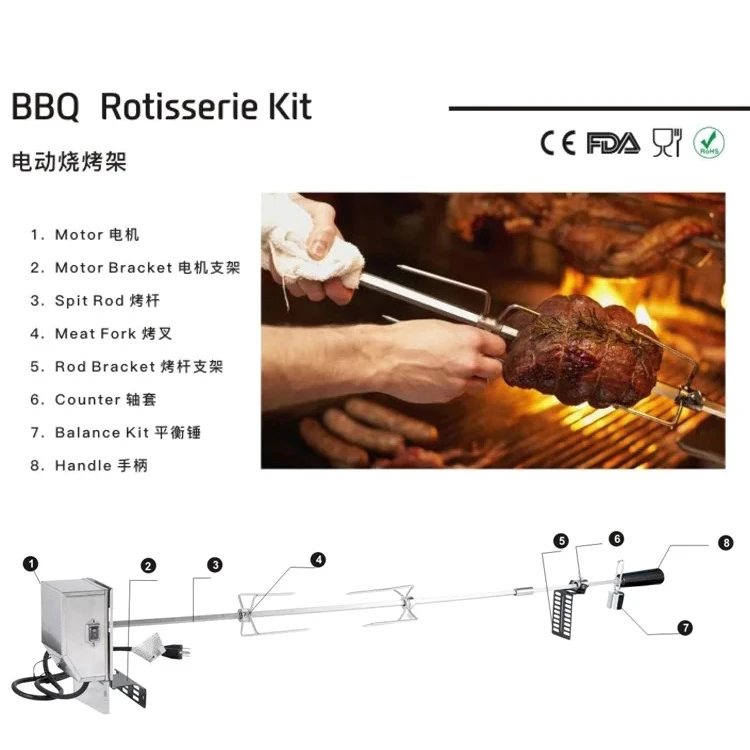 BBQ Rotisserie Kit