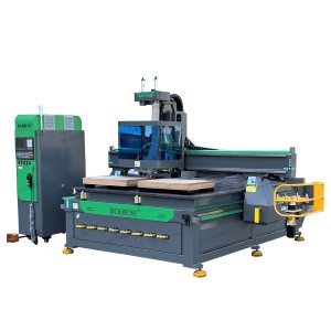 BCAM Italy HSD spindle with vertical drilling bank carousel automatic tool cnc wood router woodworking machine