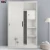 Import Bedroom White Closet Furniture Printing Sliding Door Metal Wardrobe Steel Clothes Storage Wardrobe Cabinet from China