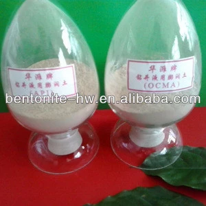 Bentonite slurry for drilling and others