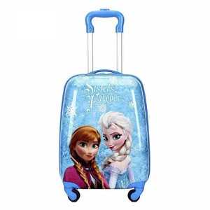 best- selling  cartoon characters luggage for kids,durable PC material cooler trolley bag