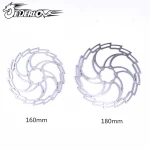 Bicycle  Brake Disc pads 160/180mm Colorful Disc Brake pads Ultra-light Cooling Disc Send Screw