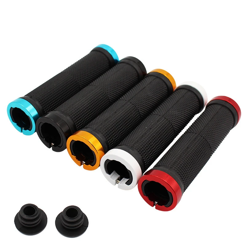 Bicycle Double Lock Cycling Handle Bar Grips Hand Cover Anti-slip Bicycle Handlebar Grips Bike Accessories