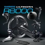Bicycle parts Ultegra R8000 11 speed groupset with clamp brake