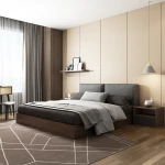 Big Sale Modern King Size Bedroom Furniture Apartment Bed