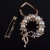 Import Bishun zinc alloy pearl and crystal brooch for ladies scarf clips accessories from China