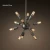 Import Black Iron Energy Saving Vintage Industrial Cluster Spider Bedroom Living Room Pendant Chandelier Lamp from China