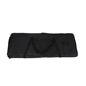 Black plus cotton wear-resistant waterproof Oxford cloth Padded Instrument 76 keys Keyboard Piano gig bag with auxiliary Case