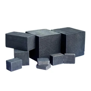 Block Activated Carbon For Water Or Gas Treatment Custom Size Honeycomb Activated Carbon