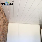 Bolivia 20cm 45%PVC White Plastic PVC Ceiling Panels in Guangdong China