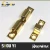 Import bolts Stainles sBrass Plated Steel Brass 6" door drop edge flush window lock bolt from Taiwan