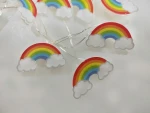 Bolylight Holiday Lighting Led Plastic Rainbow Battery Copper Wire String Light