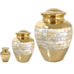 Brass Metal Cremation Urn set of 5 for funeral supplies for adult Ashes keepsake urns pet urns to save memory