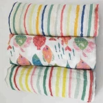 briantex 3pcs/4pcs/6pcs custom print muslin blanket swaddle baby blanket cotton muslin swaddle blanket