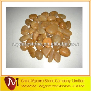 brown stone pebbles for landscaping
