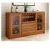 Import Brown Wooden Buffet Server Storage Cabinet Dining Sideboard China Hutch Cupboard for living room from China