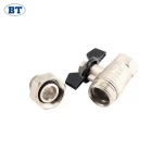 BT1019 1inch brass ball valve water  butterfly ball valve