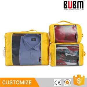 BUBM multiple colour 3 in 1 lightweight waterproof garment luggage travel storage bag