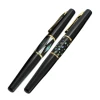Bufan Honour Luxury Empire Government Black Dazzling Sea Shell Roller Ball Pen inlay with mother of pearl