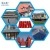 Import building materials synthetic resin plastic spanish roof tile from China