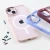 Import built-in anti-fall structure in four corners transparent magnetic phone case with metal buttons high quality TPU and PC from China