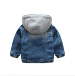 c10256a autumn kids jeans coat boys denim jacket with hood