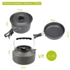 Camping & Hiking Products Ultralight Titanium Pot Pan Pure Titanium Cookset Outdoor Camping Cookware