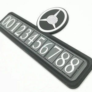 Car Temporary Parking Card Phone Number Card Plate Telephone Number Car Park Stop Automobile Accessories