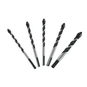Carbide tip masonry drill bits for ceramic openings