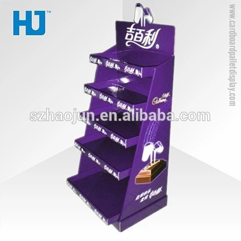Cardboard Pallet Display Stand for Chocolate/Candy/Desert, for Cadbury Schweppes Paper Stand