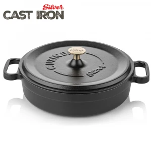Cast Iron pot Enameled Non Stick Dutch Oven 24 Cm all-purpose shallow Pot Made in TURKEY 2020 Hot sale HIGH QUALITY