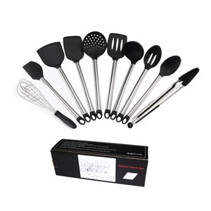 Cathylin New Design wholesale small nylon kitchen utensils stainless steel kitchen cooking tool sets