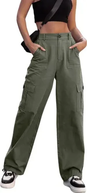 C&C New Arrival Wholesale Denim Trousers Womens Jeans Cargo Pants Cargo Pants Women