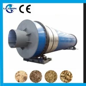 CE Certification 1t/H Rotary Rice Husk Sawdust Wood Chips Dryer Drying Equipment Wood Sawdsut Drying Machine