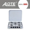 CE gas hobs 5 burner gas stove with lid