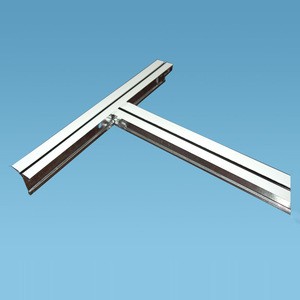 Ceiling component T type grid channel, pvc gypsum ceiling tile support bar