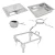 Import Chafing Dishes Food Warmer with Lid Includes Rack Tray for For Buffet Weddings Parties from China