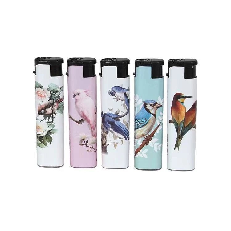 Cheap Colorful Plastic Disposable Cigarette Smoking Lighters Windproof Wholesale Custom Gas Lighter Refill Butane