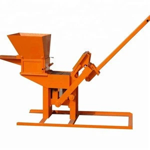 cheap concrete block making machine for small business investment, brick making machine qmr2-40 in south africa