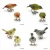Import Cheap Handmade Resin Garden Statues Artificial Birds Supplies from China