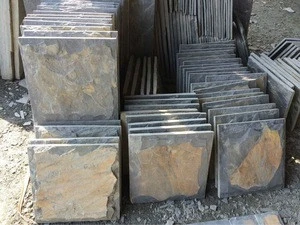 Cheap outdoor rusty slate tile steeping stone